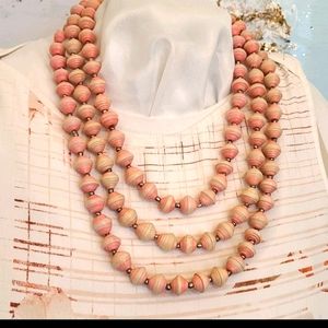 5 for $10 Wood bead necklace